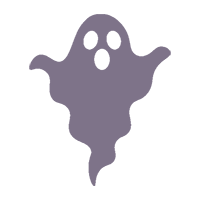 a  little grey ghosty